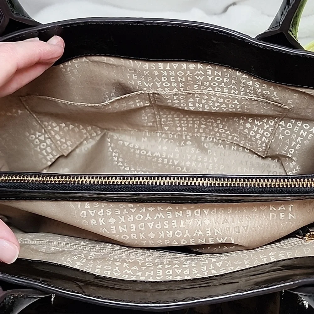 Kate Spade New York Elana Knightsbridge Patent Leather Shoulder Bag - Picture 7 of 12